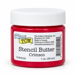Stencil Butter - TCW9159 Crimson 1oz.