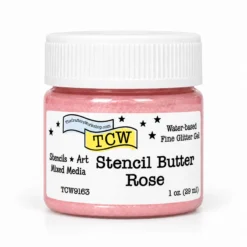 Stencil Butter - TCW9163 Rose 1oz.