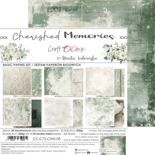 Cherished Memories 8x8 Background Papers - Image 9