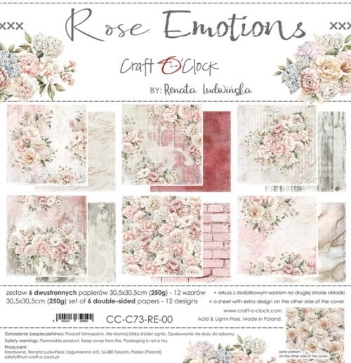 Rose Emotions 12x12 Main Papers