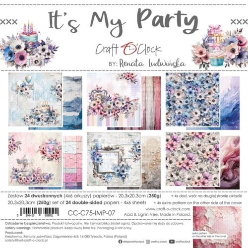It's My Party 8x8 Mixed Set Papers - Image 2