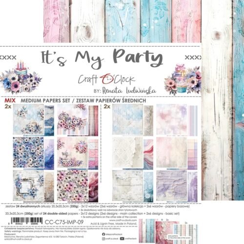 It's My Party 8x8 Mixed Set Papers - Image 16