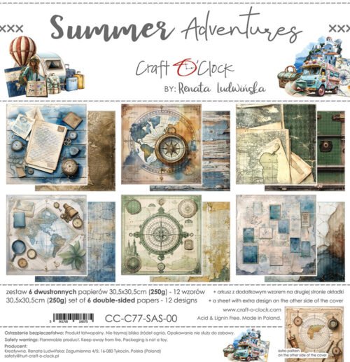 Summer Adventures 12x12 Main Papers