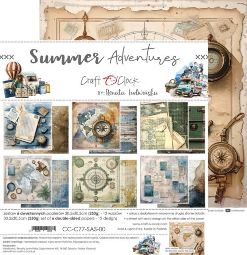 Summer Adventures 12x12 Main Papers - Image 8