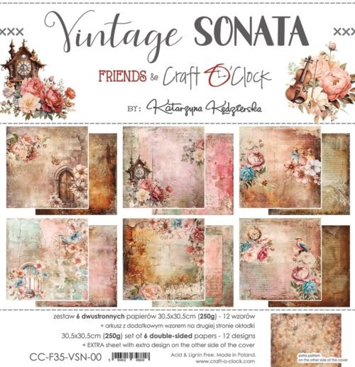 Vintage Sonata 12x12 Main Papers