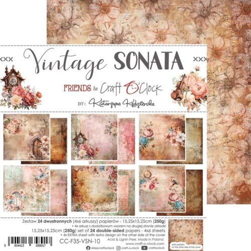 Vintage Sonata 6x6 Main Papers - Image 9