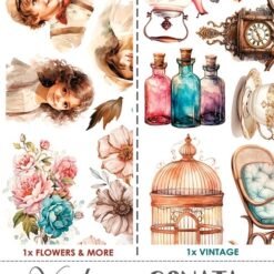 Vintage Sonata Set 3 Mixed