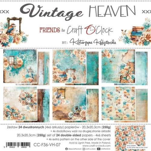 Vintage Heaven 8x8 Mixed Set Papers - Image 2