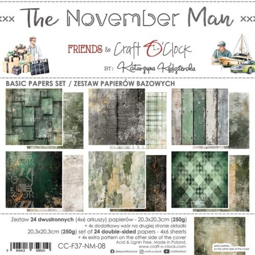 The November Man 8x8 Background Papers