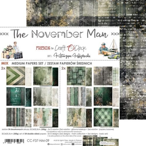 The November Man 8x8 Mixed Set Papers - Image 16