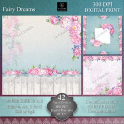 Fairy Dreams Digital Paper MAIN Collection