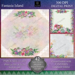 Fantasia Island Digital Paper MAIN Collection