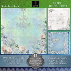 Seafrolick Charm Digital Paper MAIN Collection