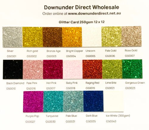 Multi Pack Glitter Card 250gsm - Image 2