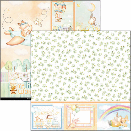 My Tiny world Paper Pad 12"x12" 12/Pkg - Image 14