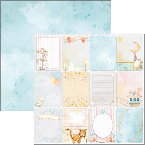 My Tiny world Paper Pad 12"x12" 12/Pkg - Image 11