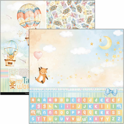My Tiny world Patterns Pad 12"x12" 8/Pkg - Image 2