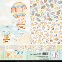 My Tiny world Patterns Pad 12"x12" 8/Pkg