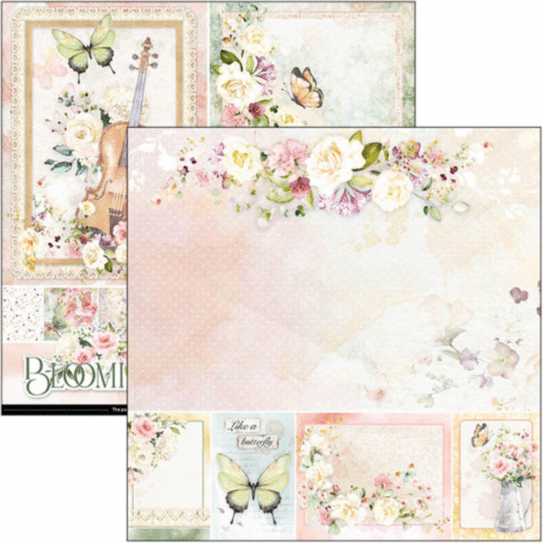 Blooming Paper Pad 8"x8" 12/Pkg - Image 2
