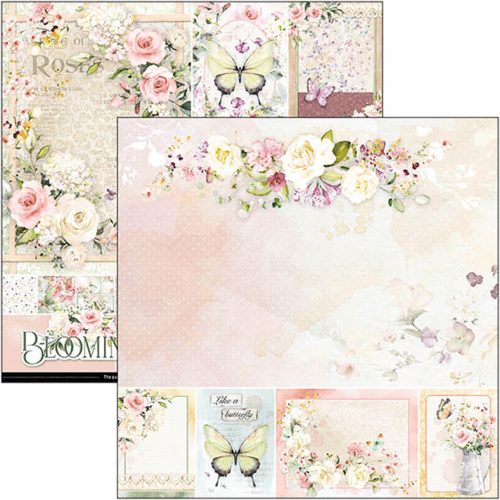Blooming Paper Pad 12"x12" 12/Pkg - Image 2