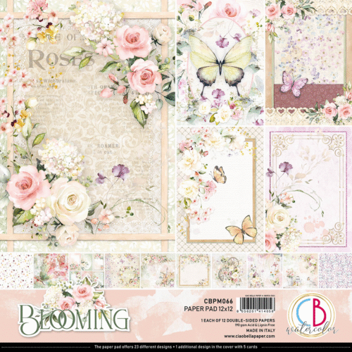 Blooming Paper Pad 12"x12" 12/Pkg