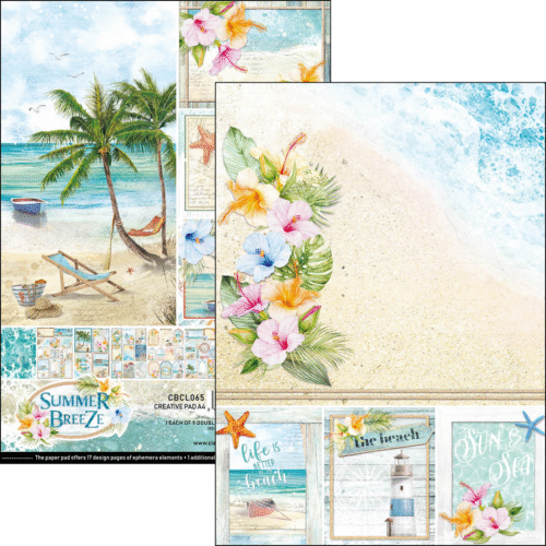 Summer Breeze Creative Pad A4 9/Pkg - Image 2