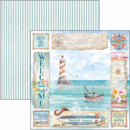 Summer Breeze Paper Pad 12"x12" 12/Pkg - Image 5