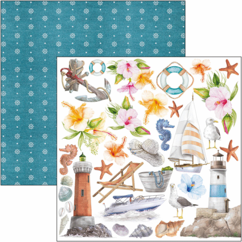 Summer Breeze Paper Pad 12"x12" 12/Pkg - Image 9
