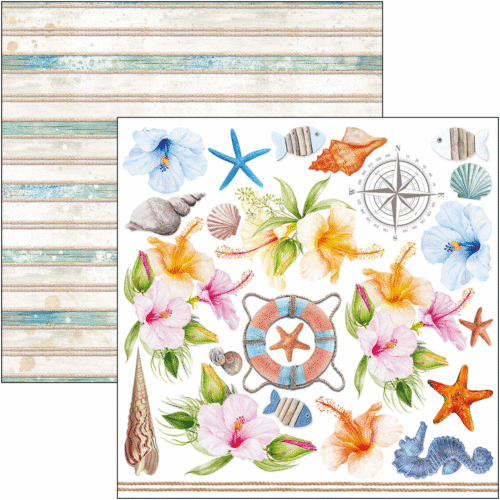 Summer Breeze Fussy Cut Pad 6"x6" 24/Pkg - Image 2