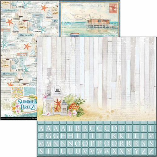 Summer Breeze Patterns Pad 12"x12" 8/Pkg - Image 2