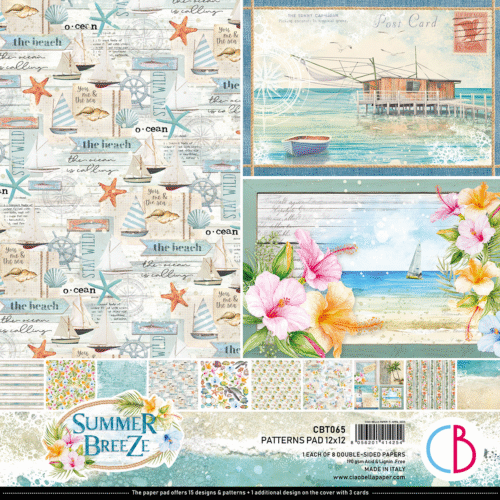 Summer Breeze Patterns Pad 12"x12" 8/Pkg