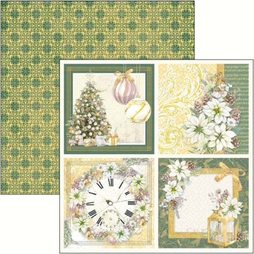 Sparkling Christmas Patterns Pad 12"x12" 8/Pkg - Image 3