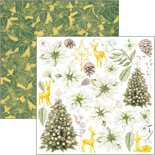 Sparkling Christmas Patterns Pad 12"x12" 8/Pkg - Image 4