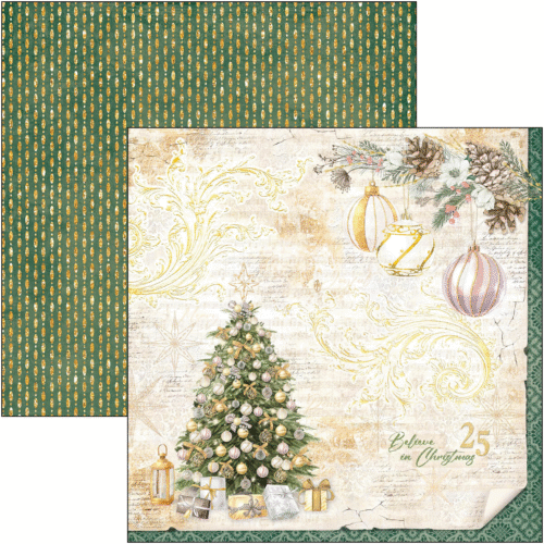 Sparkling Christmas Paper Pad 12"x12" 12/Pkg - Image 3