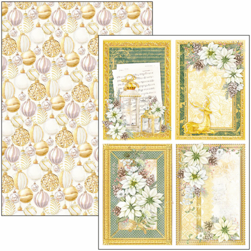 Sparkling Christmas Creative Pad A4 9/Pkg - Image 5