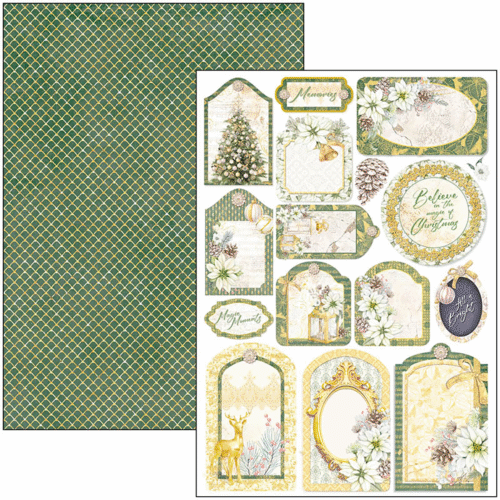 Sparkling Christmas Creative Pad A4 9/Pkg - Image 6