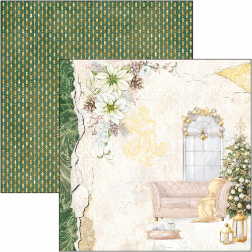 Sparkling Christmas Paper Pad 8"x8" 12/Pkg - Image 3