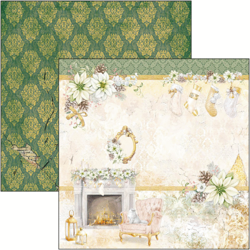 Sparkling Christmas Paper Pad 8"x8" 12/Pkg - Image 5