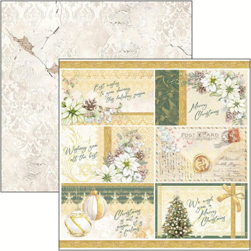 Sparkling Christmas Paper Pad 8"x8" 12/Pkg - Image 6