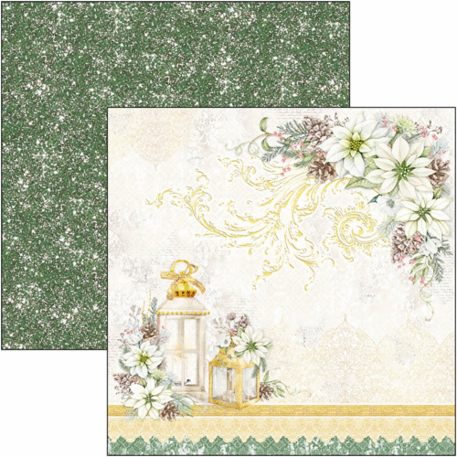 Sparkling Christmas Paper Pad 8"x8" 12/Pkg - Image 8