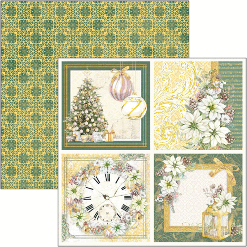 Sparkling Christmas Paper Pad 8"x8" 12/Pkg - Image 10