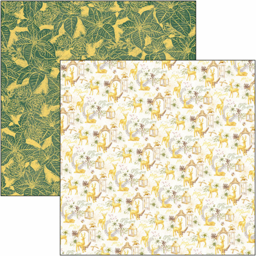 Sparkling Christmas Paper Pad 8"x8" 12/Pkg - Image 11