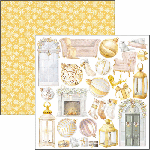 Sparkling Christmas Paper Pad 8"x8" 12/Pkg - Image 12