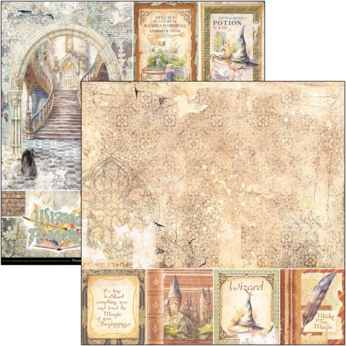 Wizard Academy Paper Pad 12"x12" 12/Pkg - Image 2