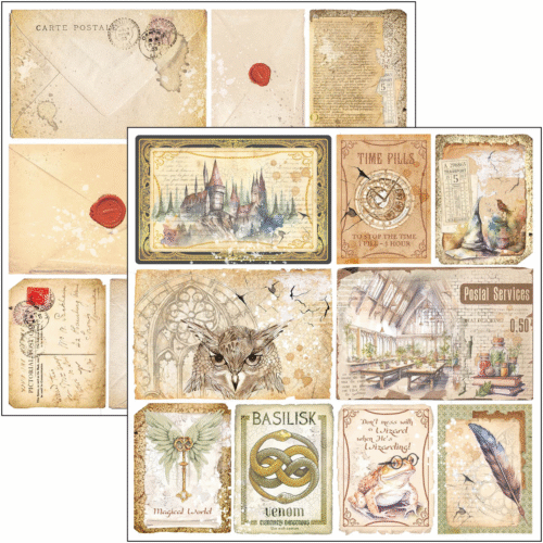 Wizard Academy Paper Pad 12"x12" 12/Pkg - Image 6