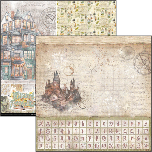 Wizard Academy Patterns Pad 12"x12" 8/Pkg - Image 2