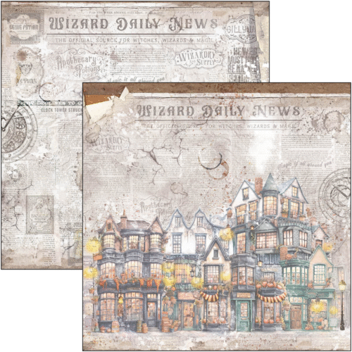 Wizard Academy Patterns Pad 12"x12" 8/Pkg - Image 3