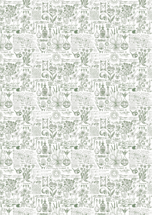 Wizard Academy Vellum Paper Patterns A4 6/Pkg - Image 4