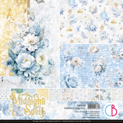 Midnight Spell Patterns Pad 12"x12" 8/Pkg