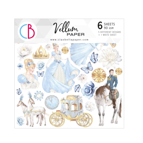 Midnight Spell Vellum Fussy Cut 6"x6" 6/Pkg